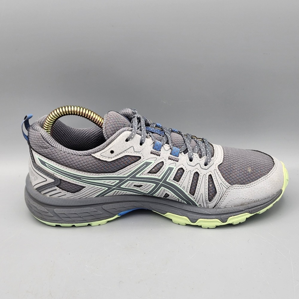 Asics Gel Venture 7 Women's Size 7.5 Gray Mint Green Running Shoes 1012A476 - Picture 8 of 12